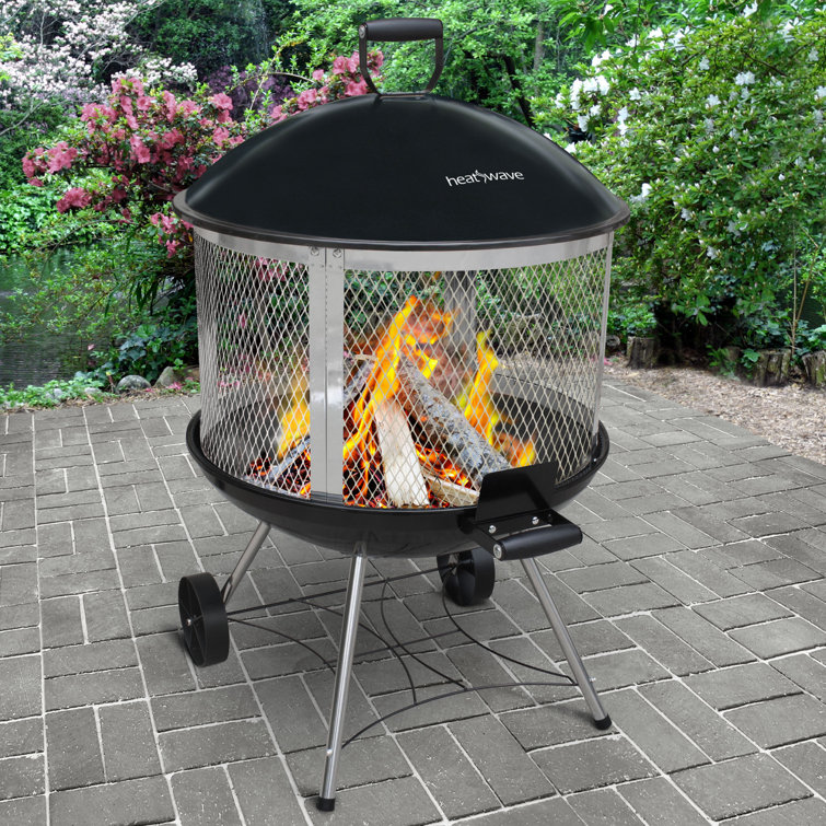 Landmann Heatwave Cast Iron Wood Burning Fire Pit & Reviews Wayfair.ca
